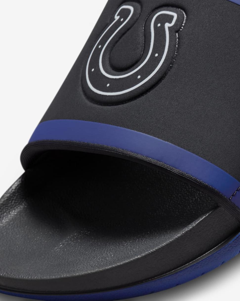 Nike Offcourt (NFL Indianapolis Colts) Anthracite/Gym Blue/White | Mens Nike Slides