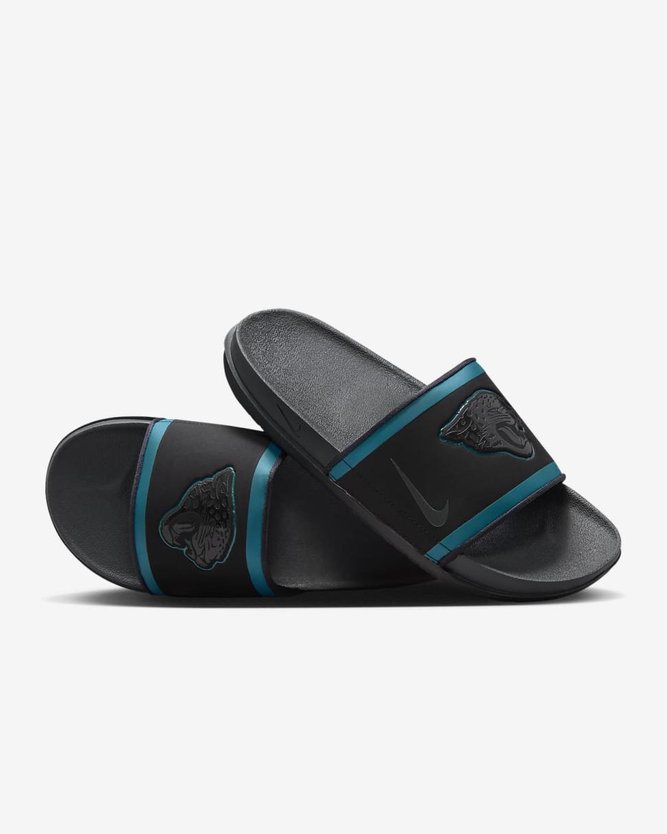 Nike Offcourt (NFL Jacksonville Jaguars) Black/Blustery/Ochre/Anthracite | Mens Nike Slides
