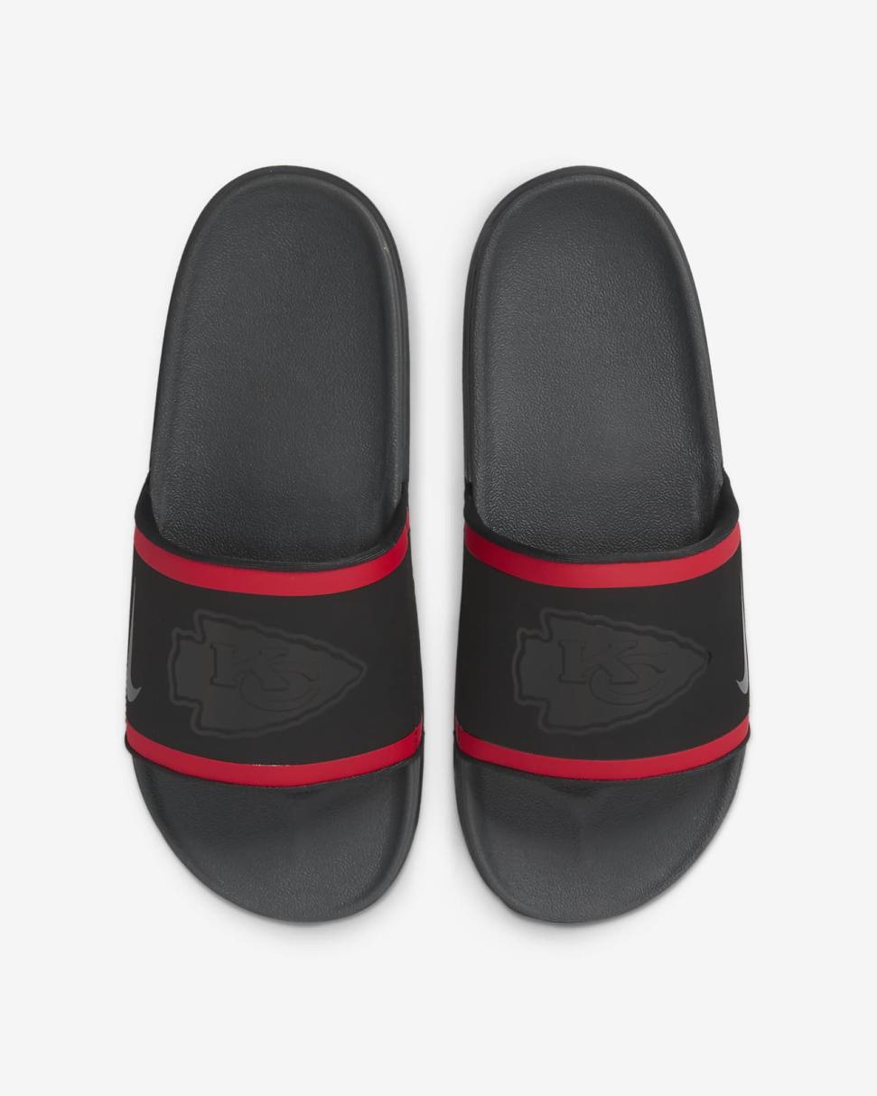 Nike Offcourt (NFL Kansas City Chiefs) Black/University Red/University Gold/Anthracite | Mens Nike Slides