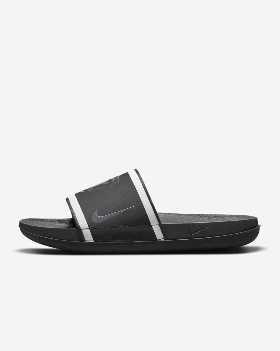 Nike Offcourt (NFL Las Vegas Raiders) Black/Field Silver/Black/Anthracite | Mens Nike Slides
