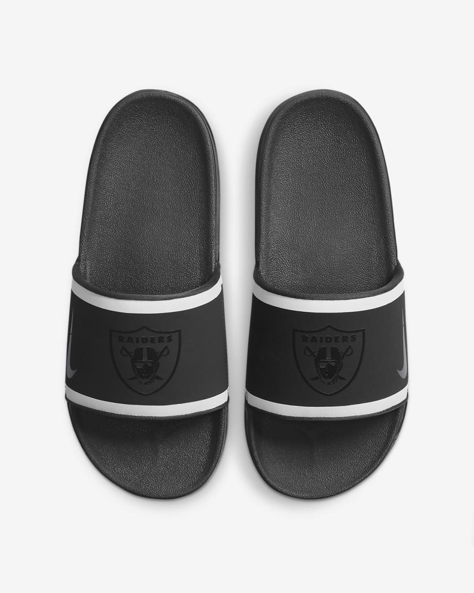 Nike Offcourt (NFL Las Vegas Raiders) Black/Field Silver/Black/Anthracite | Mens Nike Slides