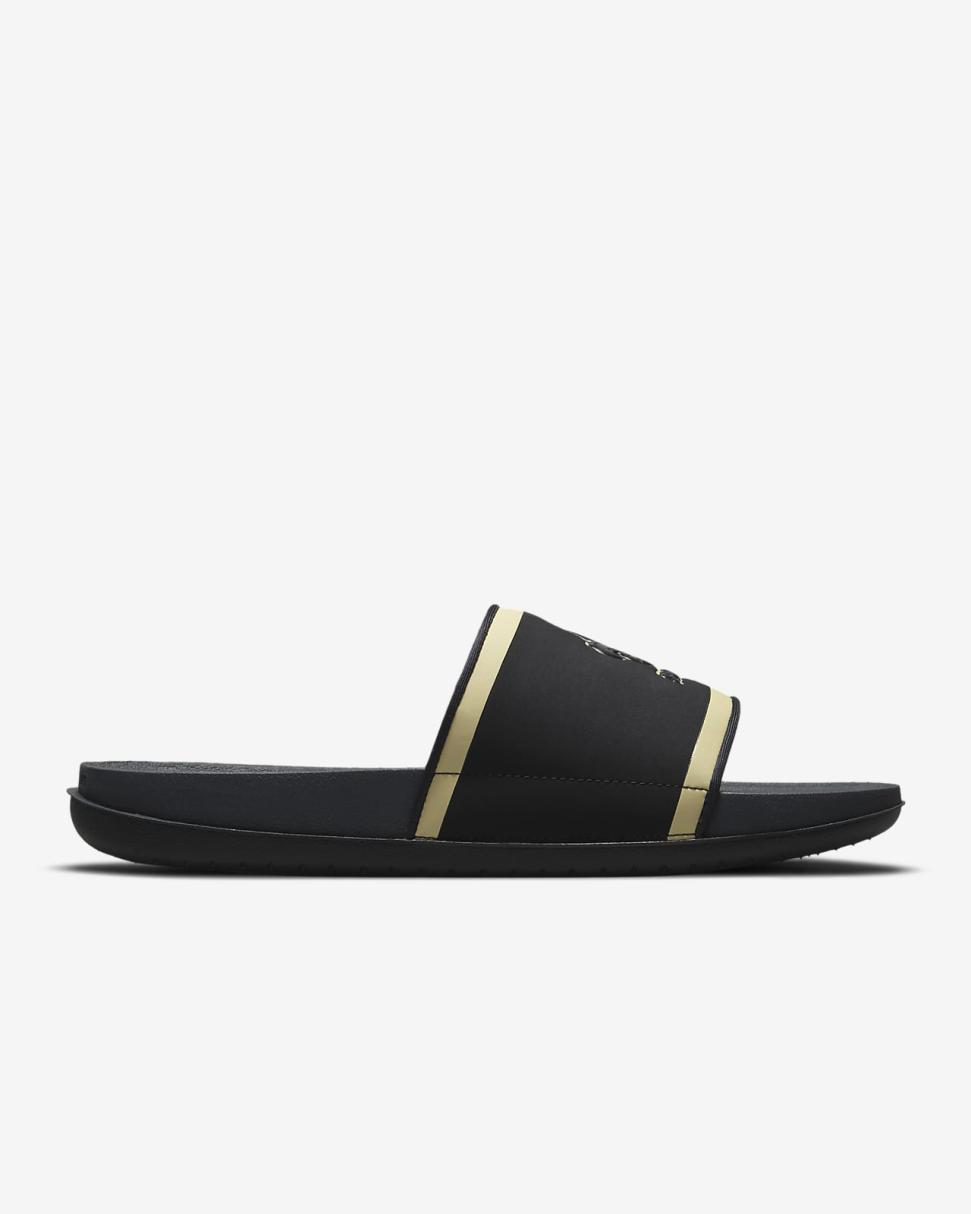 Nike Offcourt (NFL New Orleans Saints) Black/Team Gold/Black/Anthracite | Mens Nike Slides