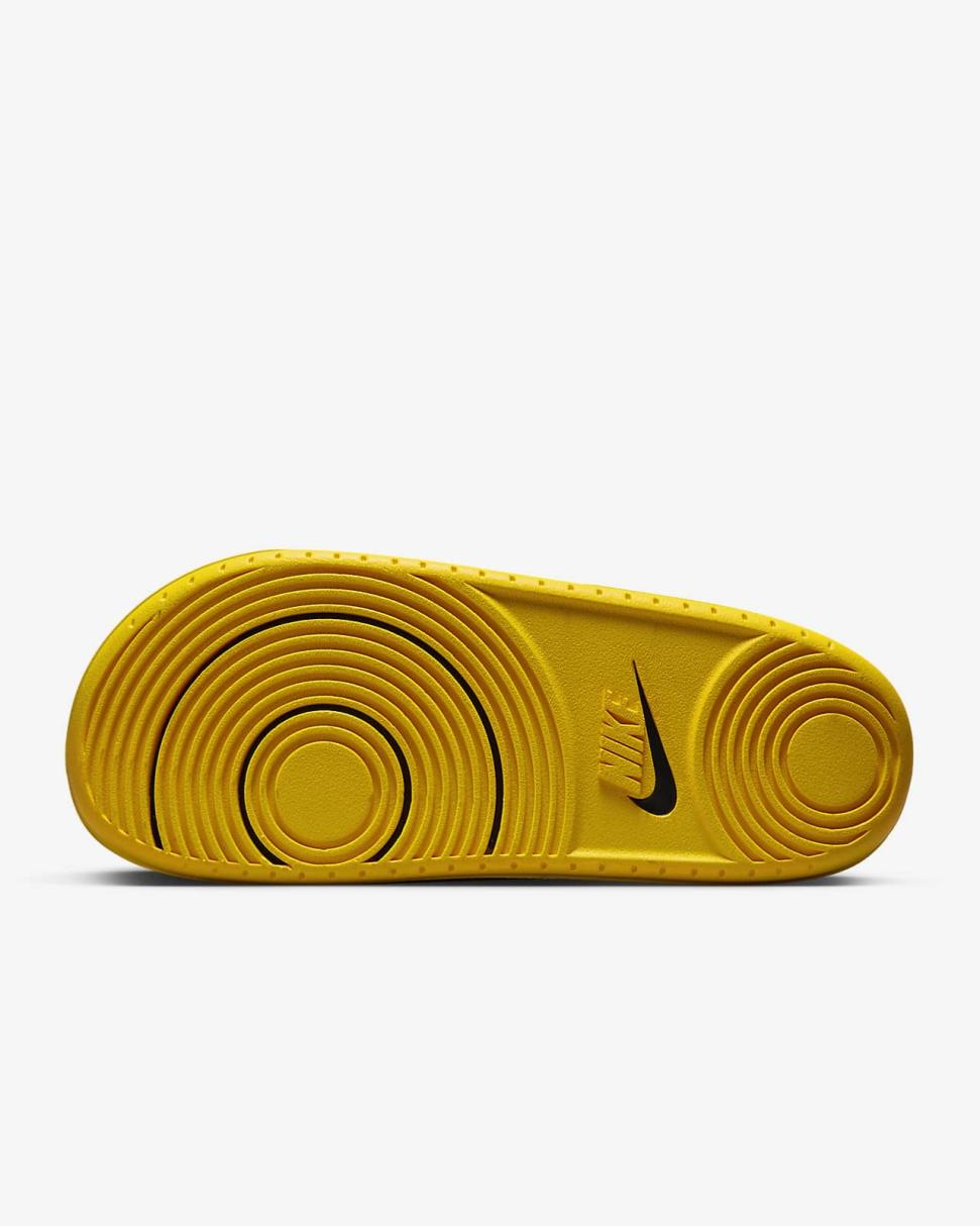 Nike Offcourt (NFL Pittsburgh Steelers) Anthracite/University Gold/White | Mens Nike Slides