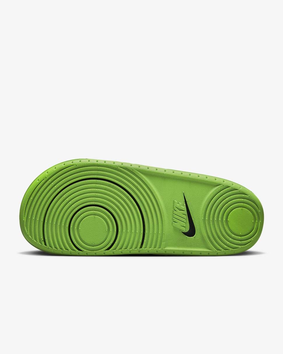 Nike Offcourt (NFL Seattle Seahawks) Anthracite/Action Green/Medium Silver | Mens Nike Slides