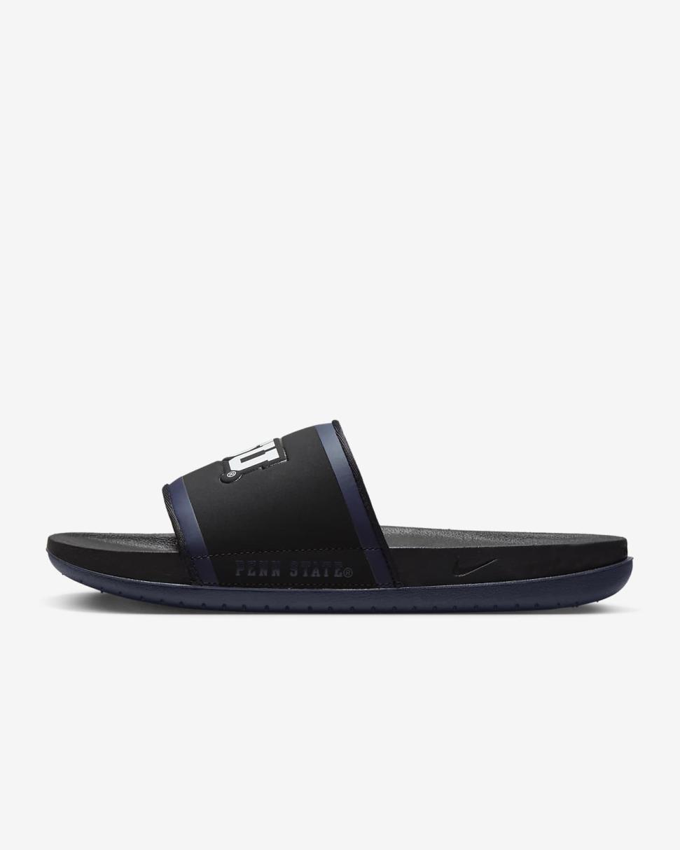 Nike Offcourt (Penn State) Black/College Navy/White | Mens Nike Slides