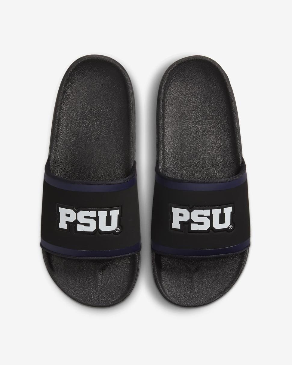 Nike Offcourt (Penn State) Black/College Navy/White | Mens Nike Slides