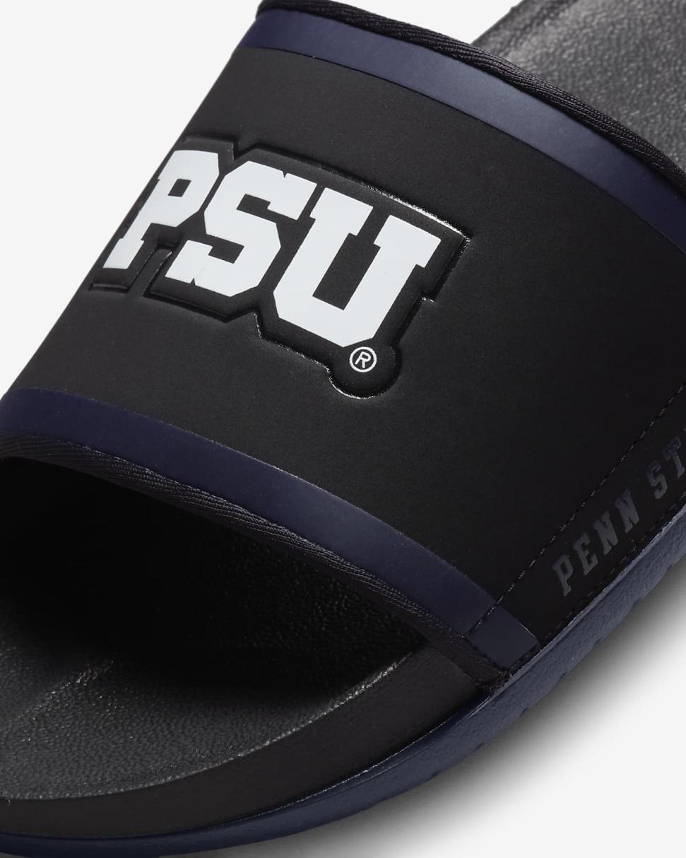 Nike Offcourt (Penn State) Black/College Navy/White | Mens Nike Slides