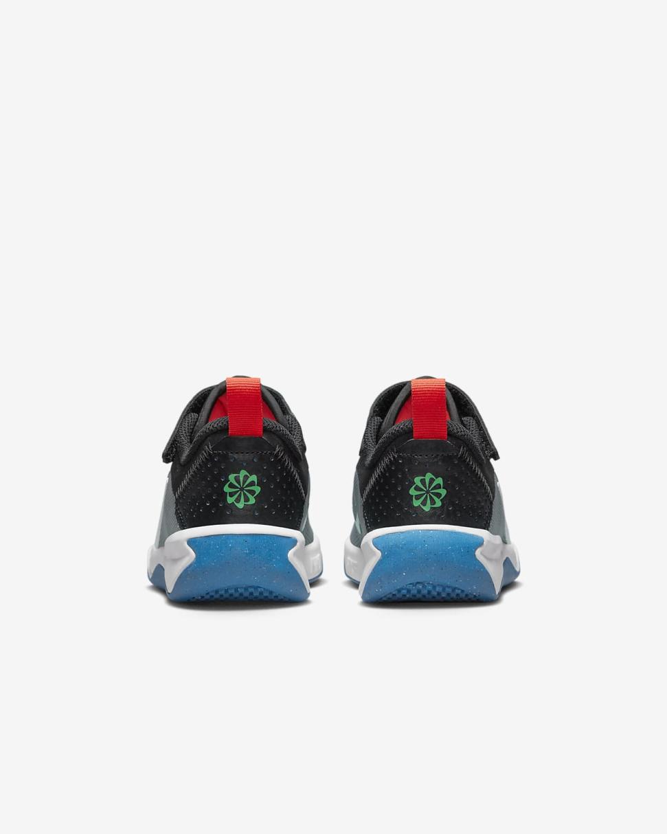 Nike Omni Multi-Court Cool Grey/Black/Light Crimson/Photo Blue | Kids Nike First Day Kicks