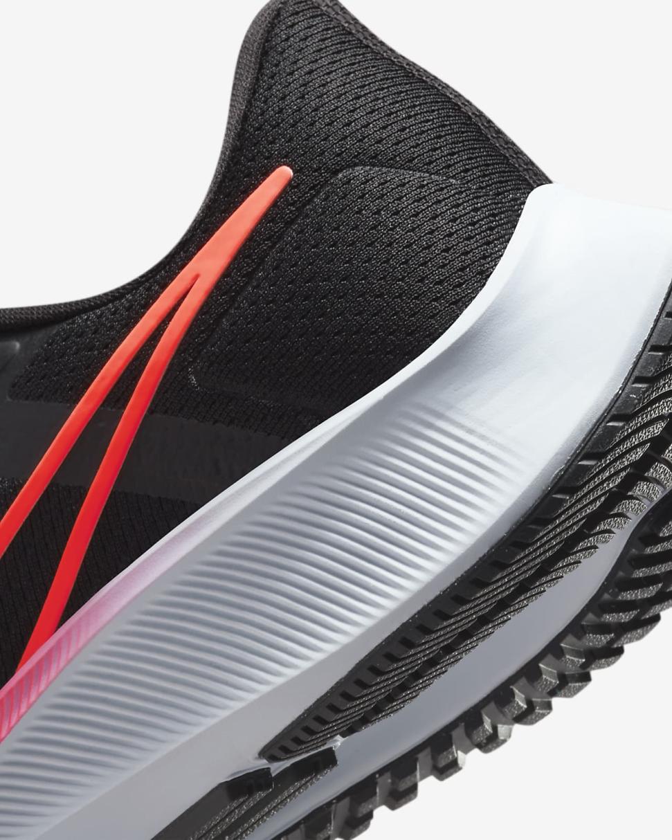 Nike Pegasus 38 Black/Off Noir/Hyper Violet/Flash Crimson | Mens Nike Running