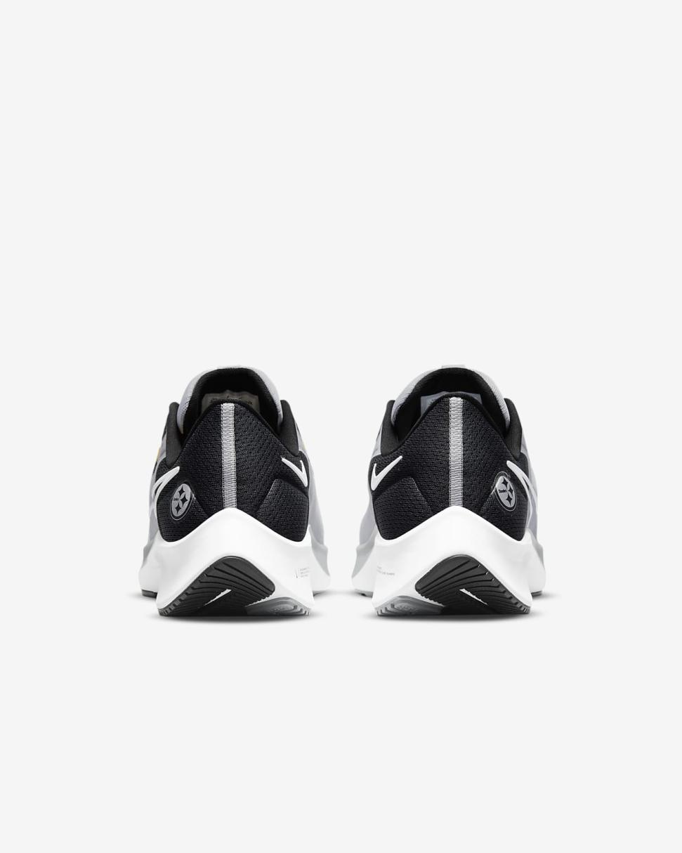 Nike Pegasus 38 (NFL Pittsburgh Steelers) Wolf Grey/Black/University Gold/White | Mens Nike Running