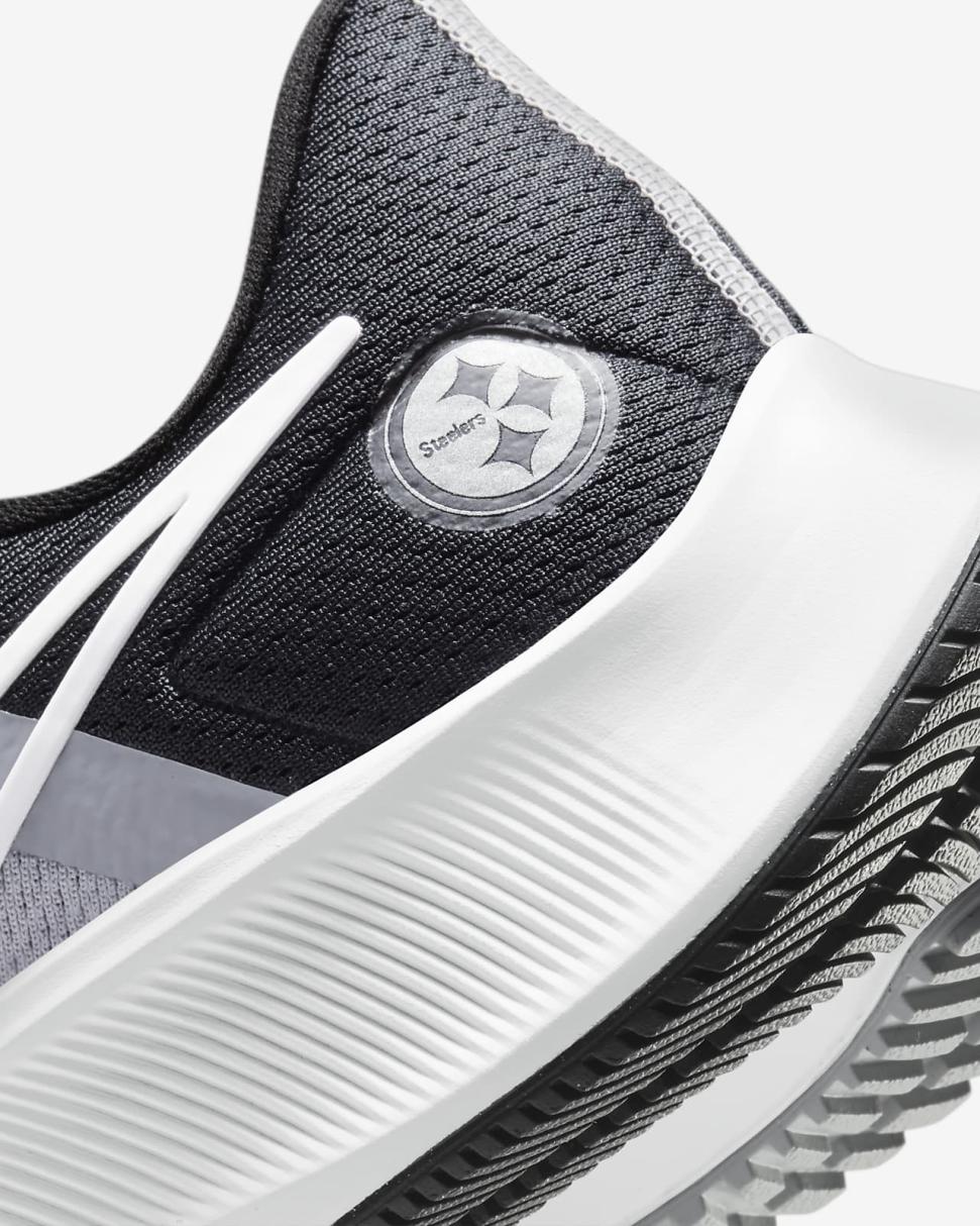 Nike Pegasus 38 (NFL Pittsburgh Steelers) Wolf Grey/Black/University Gold/White | Mens Nike Running