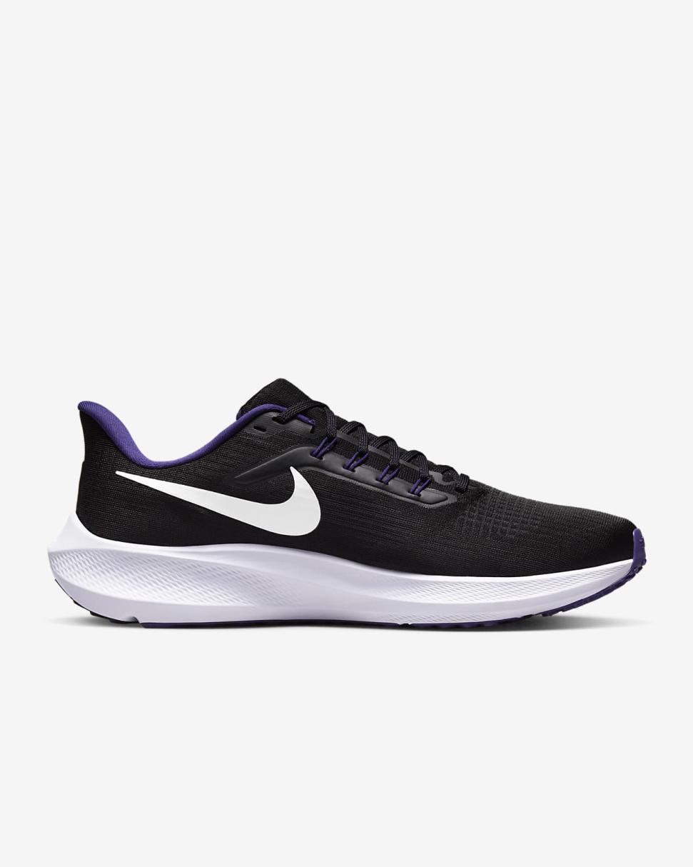 Nike Pegasus 39 (NFL Baltimore Ravens) Black/Black/Court Purple/White | Mens Nike Running