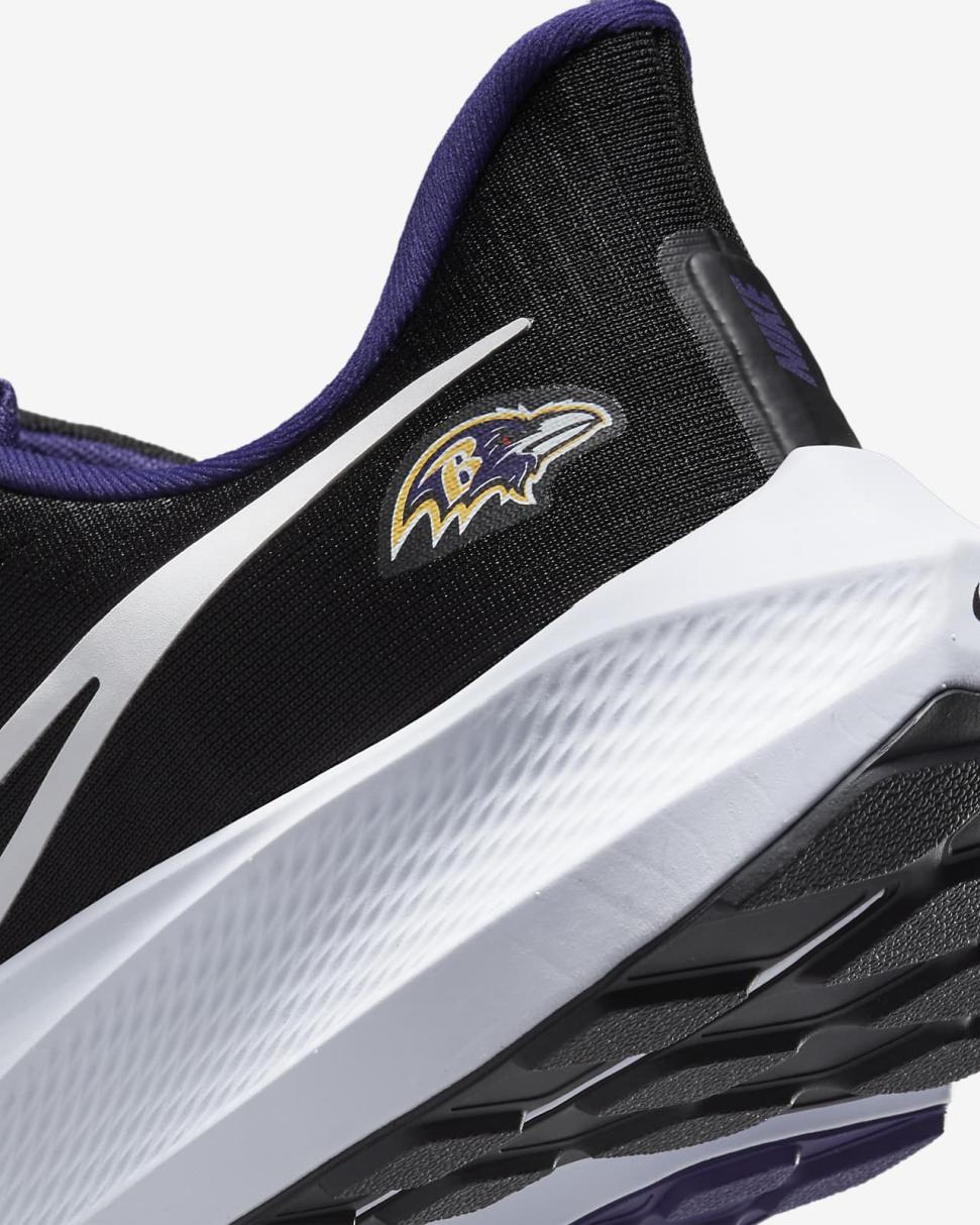Nike Pegasus 39 (NFL Baltimore Ravens) Black/Black/Court Purple/White | Mens Nike Running