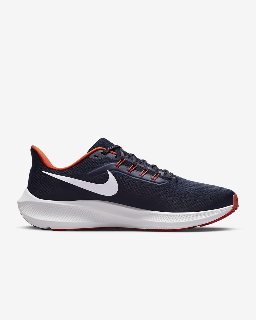 Nike Pegasus 39 (NFL Chicago Bears) Marine/Marine/University Orange/White | Mens Nike Running