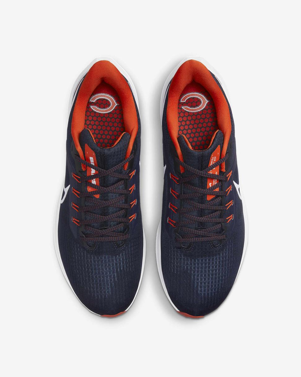 Nike Pegasus 39 (NFL Chicago Bears) Marine/Marine/University Orange/White | Mens Nike Running