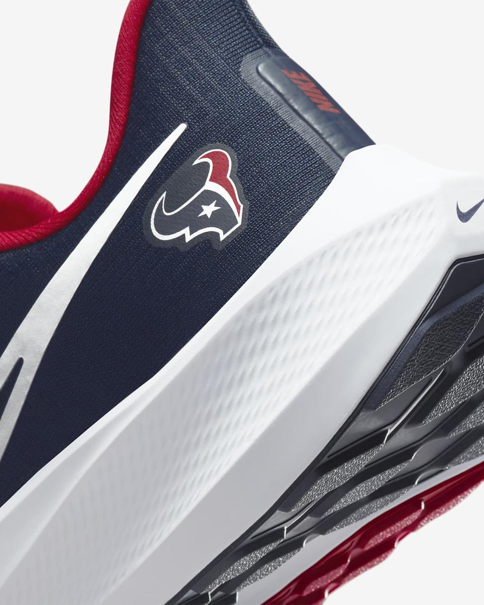 Nike Pegasus 39 (NFL Houston Texans) Marine/Marine/Gym Red/White | Mens Nike Running