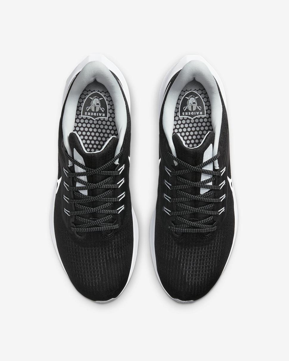 Nike Pegasus 39 (NFL Las Vegas Raiders) Black/Black/Field Silver/White | Mens Nike Running