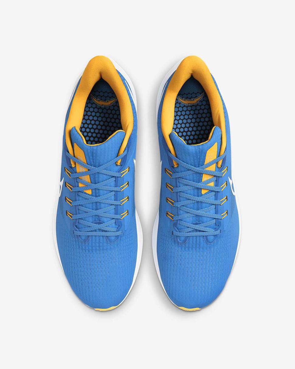 Nike Pegasus 39 (NFL Los Angeles Chargers) Italy Blue/Italy Blue/University Gold/White | Mens Nike Running