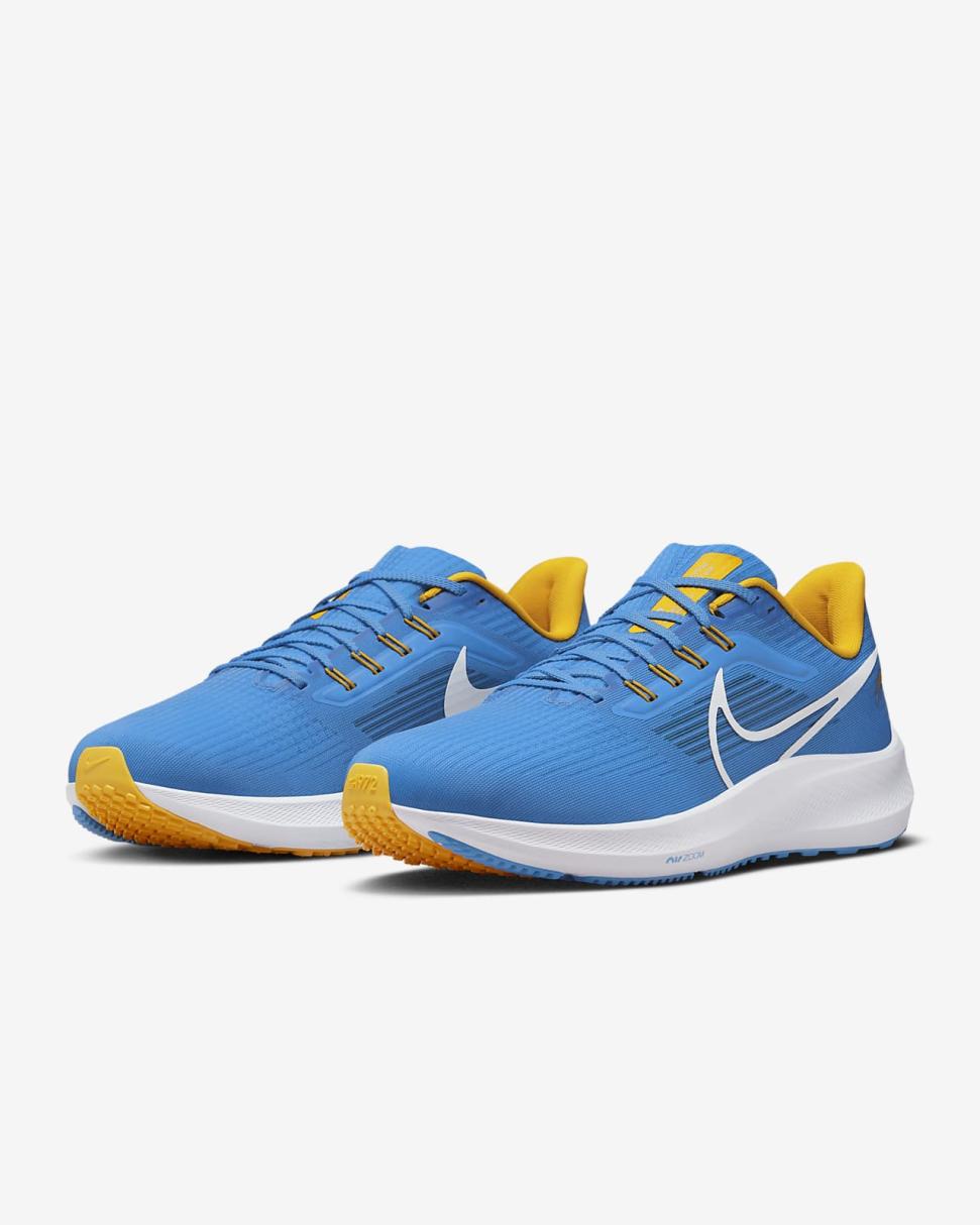 Nike Pegasus 39 (NFL Los Angeles Chargers) Italy Blue/Italy Blue/University Gold/White | Mens Nike Running