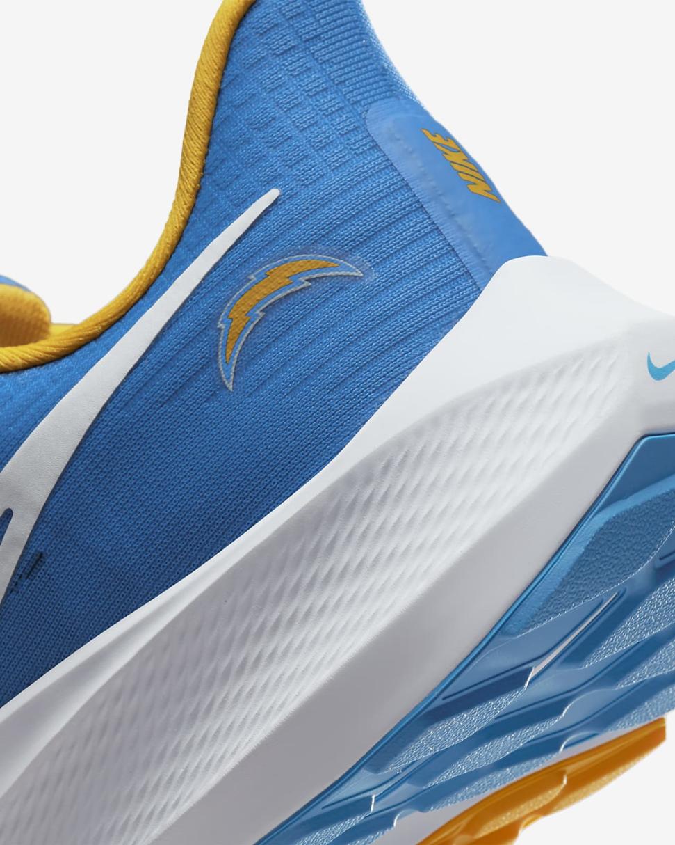 Nike Pegasus 39 (NFL Los Angeles Chargers) Italy Blue/Italy Blue/University Gold/White | Mens Nike Running