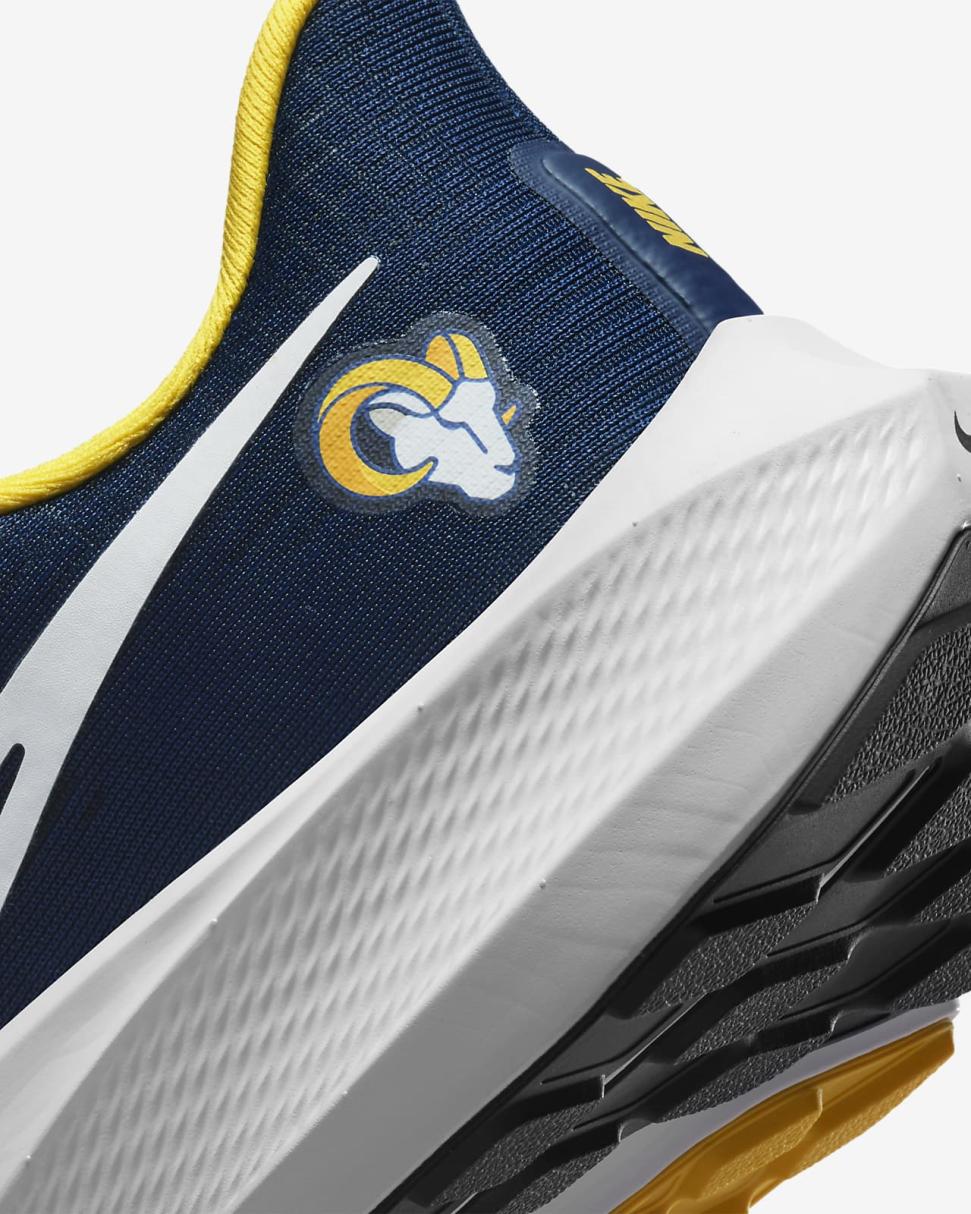 Nike Pegasus 39 (NFL Los Angeles Rams) Old Royal/Old Royal/University Gold/White | Mens Nike Running