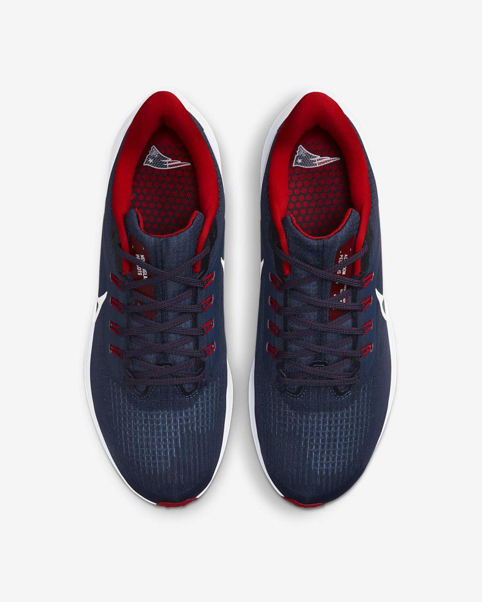 Nike Pegasus 39 (NFL New England Patriots) College Navy/College Navy/University Red/White | Mens Nike Running