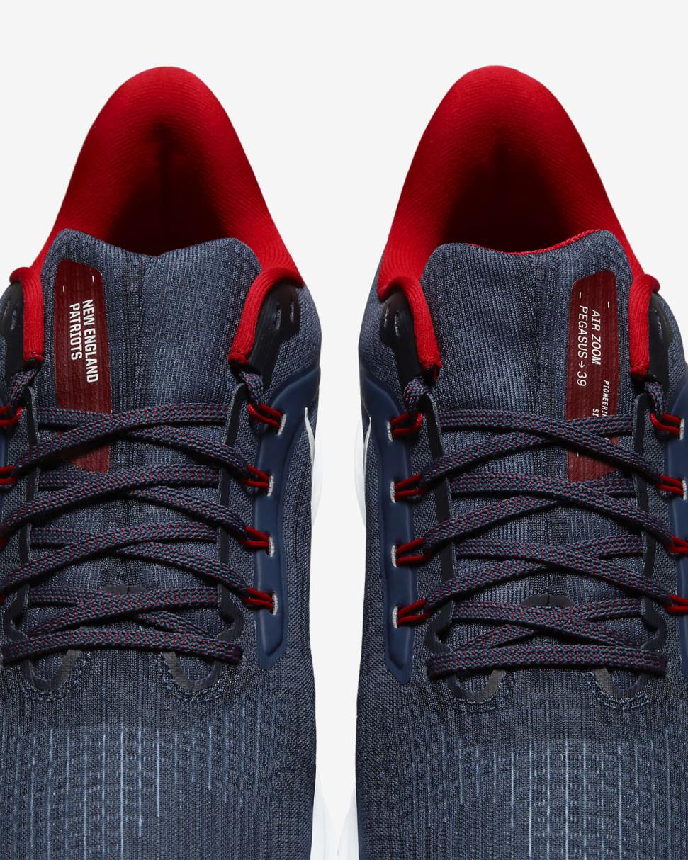 Nike Pegasus 39 (NFL New England Patriots) College Navy/College Navy/University Red/White | Mens Nike Running