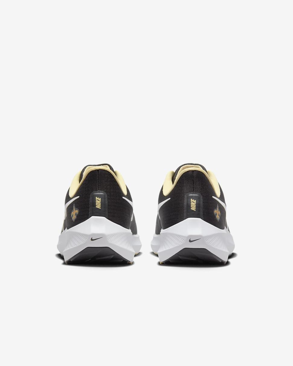 Nike Pegasus 39 (NFL New Orleans Saints) Black/Black/Team Gold/White | Mens Nike Running