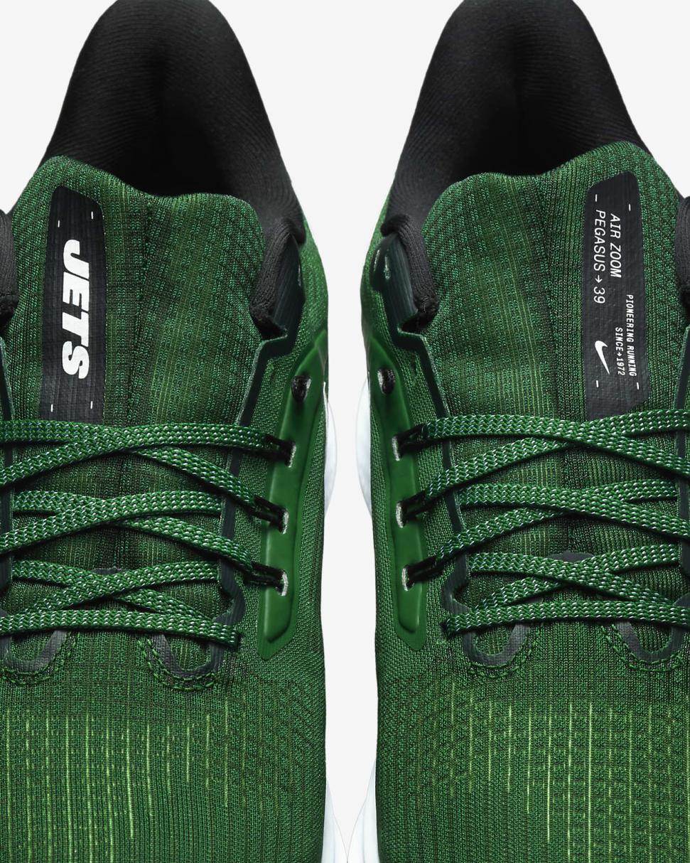 Nike Pegasus 39 (NFL New York Jets) Sport Green/Sport Green/Black/White | Mens Nike Running