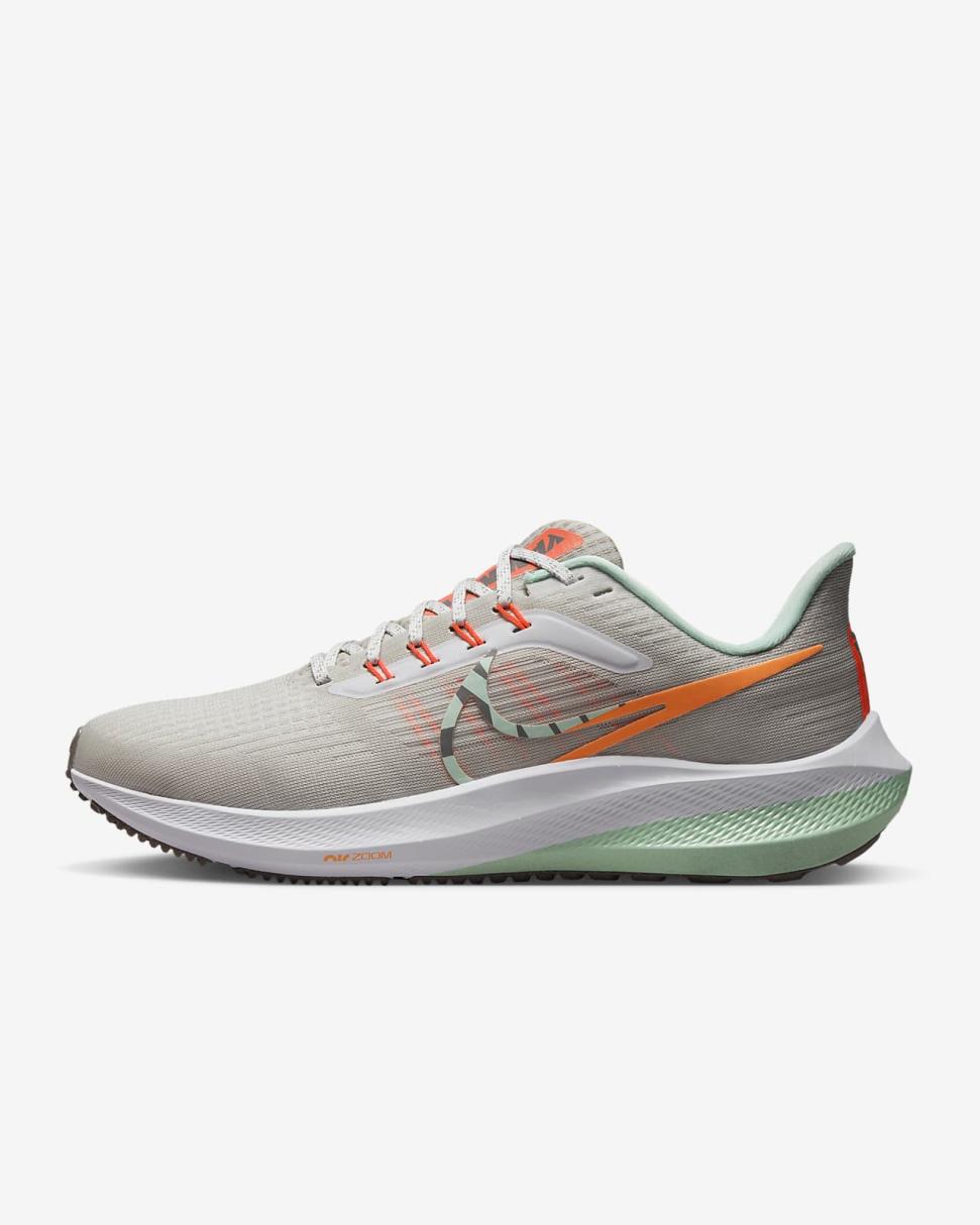 Nike Pegasus 39 Premium Photon Dust/Total Orange/Light Iron Ore/Mint Foam | Womens Nike Running