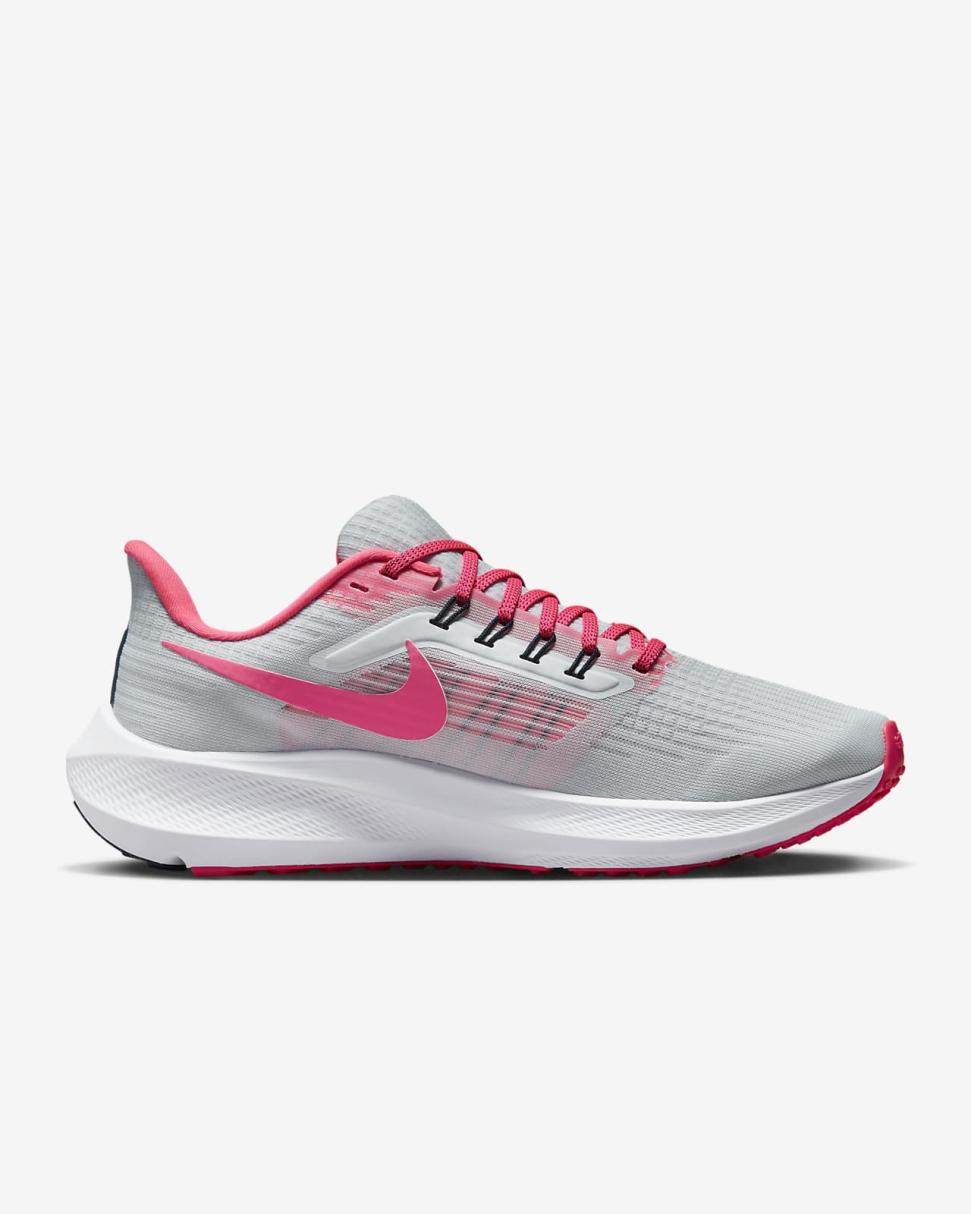 Nike Pegasus 39 Pure Platinum/Blackened Blue/White/Hyper Pink | Womens Nike Running