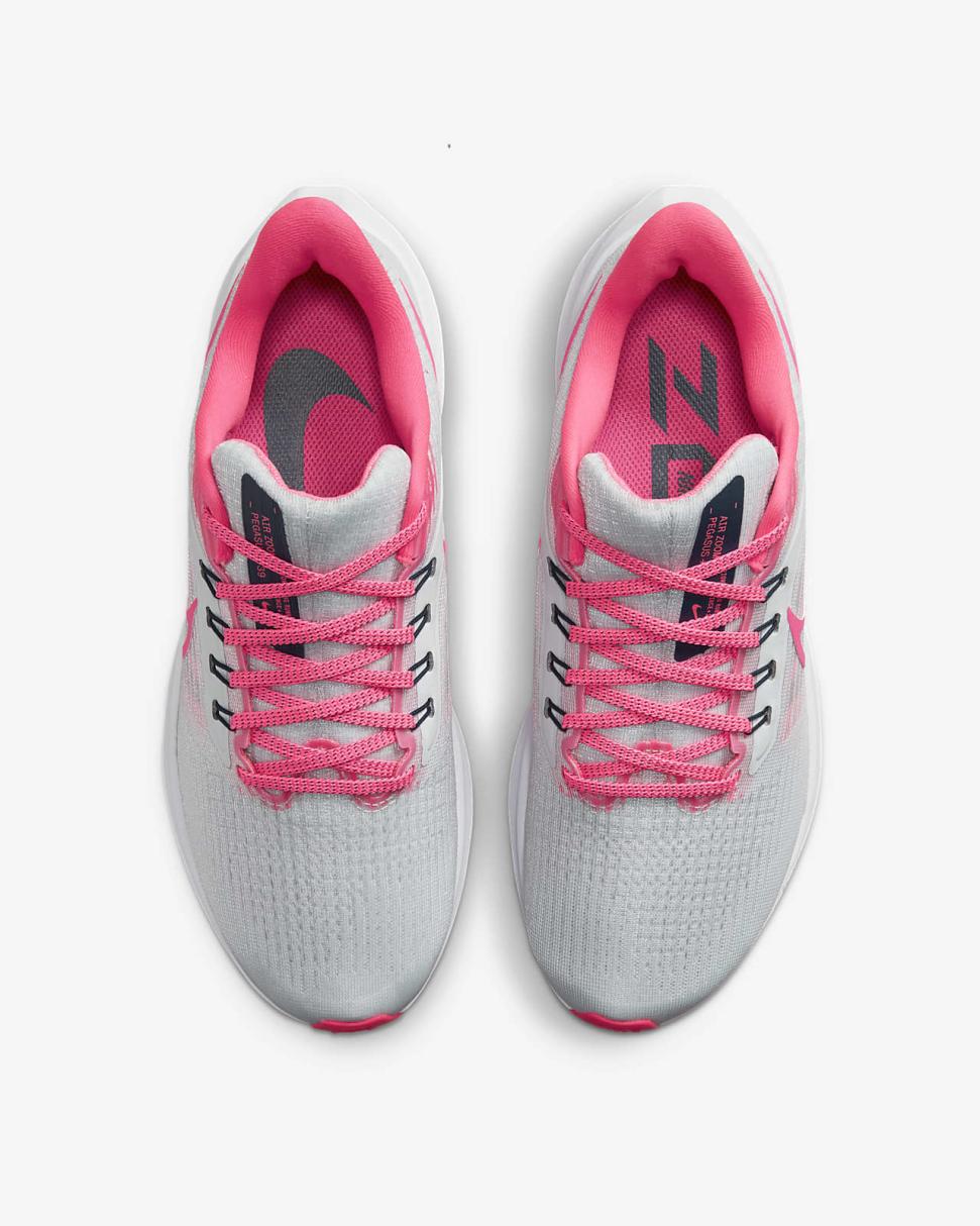 Nike Pegasus 39 Pure Platinum/Blackened Blue/White/Hyper Pink | Womens Nike Running