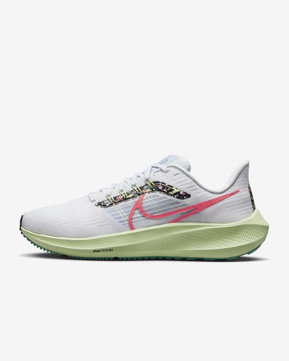 Nike Pegasus 39 White/Cobalt Bliss/Spring Green/Hot Punch | Womens Nike Running