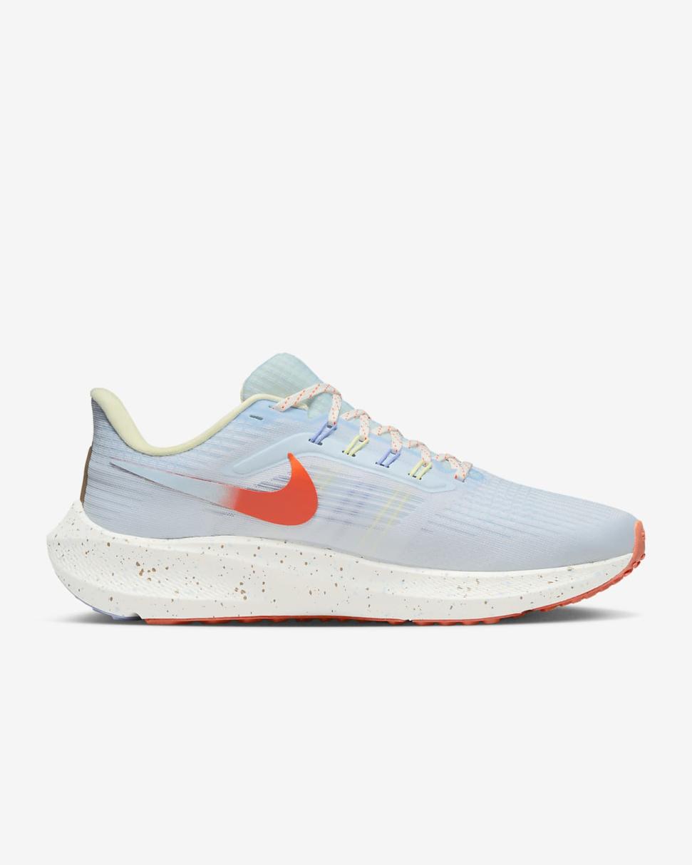 Nike Pegasus 39 White/Sail/Light Thistle/Safety Orange | Womens Nike Running