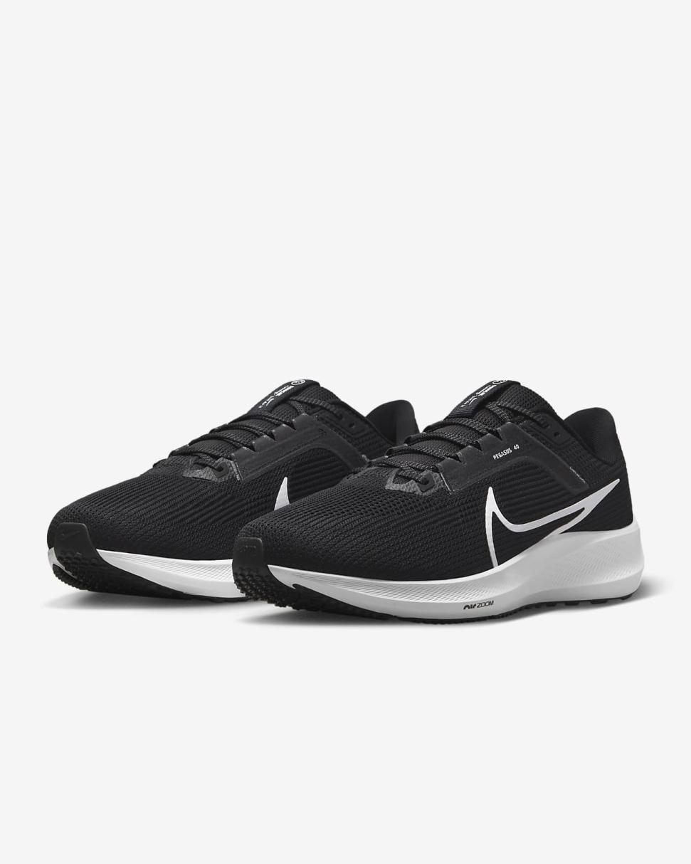 Nike Pegasus 40 Black/Iron Grey/White | Mens Nike First Day Kicks