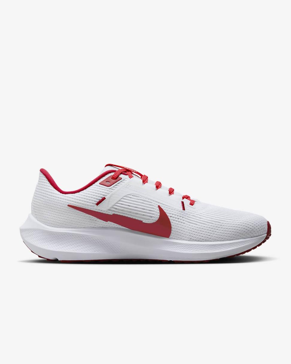 Nike Pegasus 40 BTC White/Light Crimson/Gym Red | Mens Nike Running