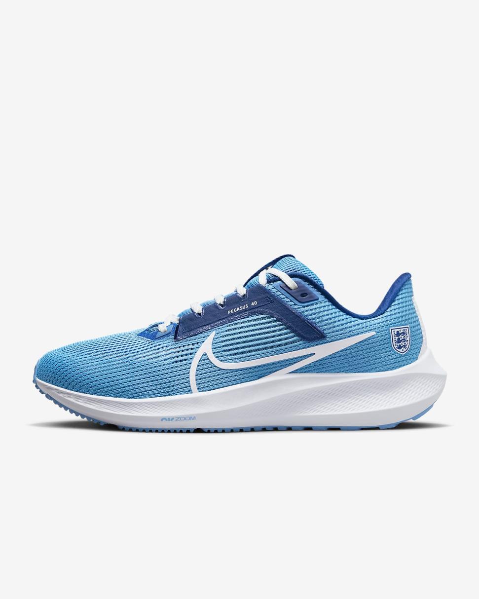 Nike Pegasus 40 (England) Coast/White/Gym Blue/White | Mens Nike Running
