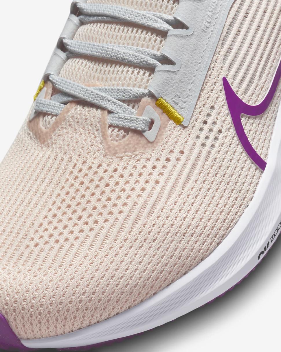 Nike Pegasus 40 Guava Ice/Amber Brown/Photon Dust/Vivid Purple | Womens Nike Running