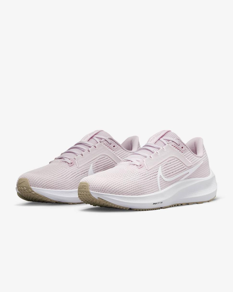 Nike Pegasus 40 Pearl Pink/Pink Foam/Hemp/White | Womens Nike First Day Kicks