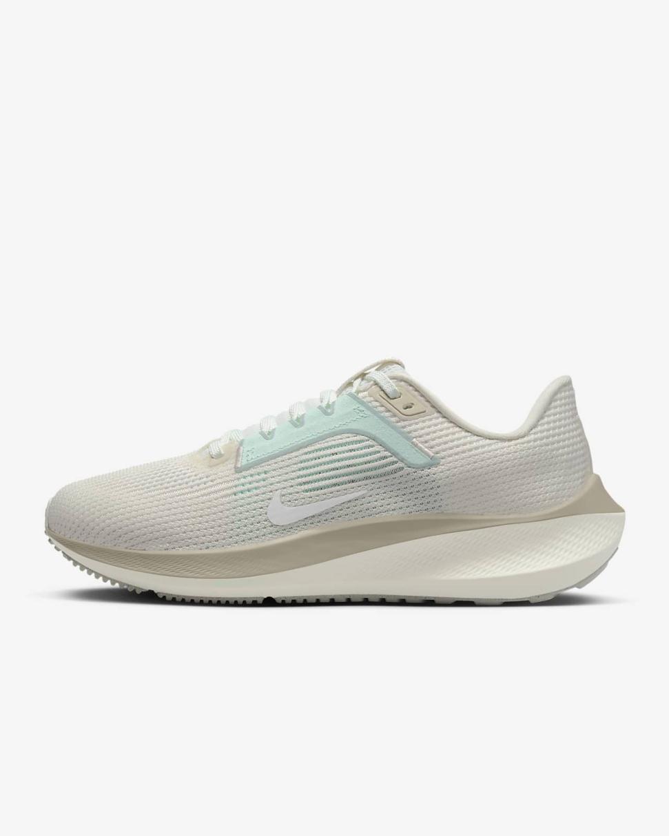 Nike Pegasus 40 Premium Phantom/Jade Ice/Sail/White | Womens Nike Running