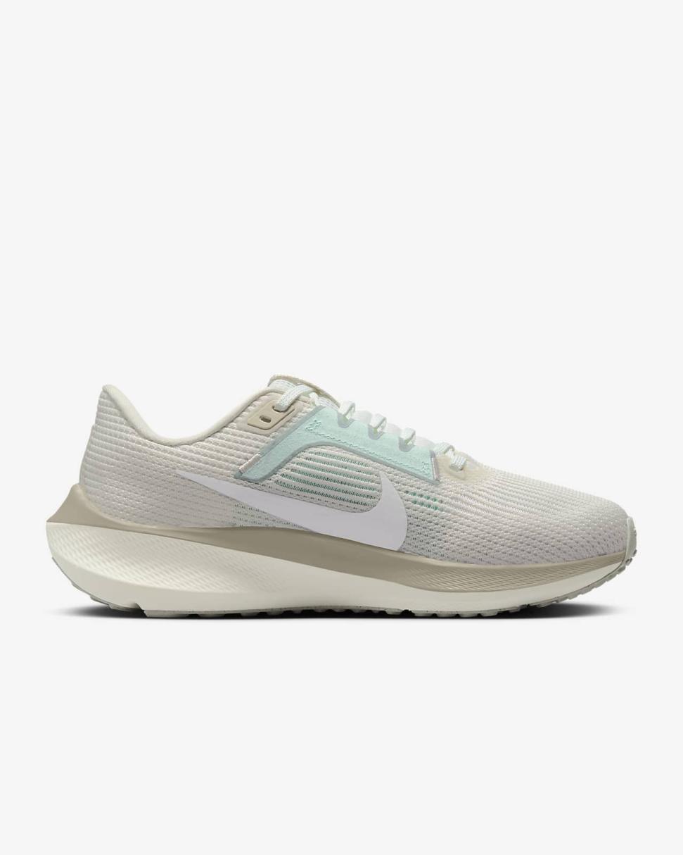 Nike Pegasus 40 Premium Phantom/Jade Ice/Sail/White | Womens Nike Running