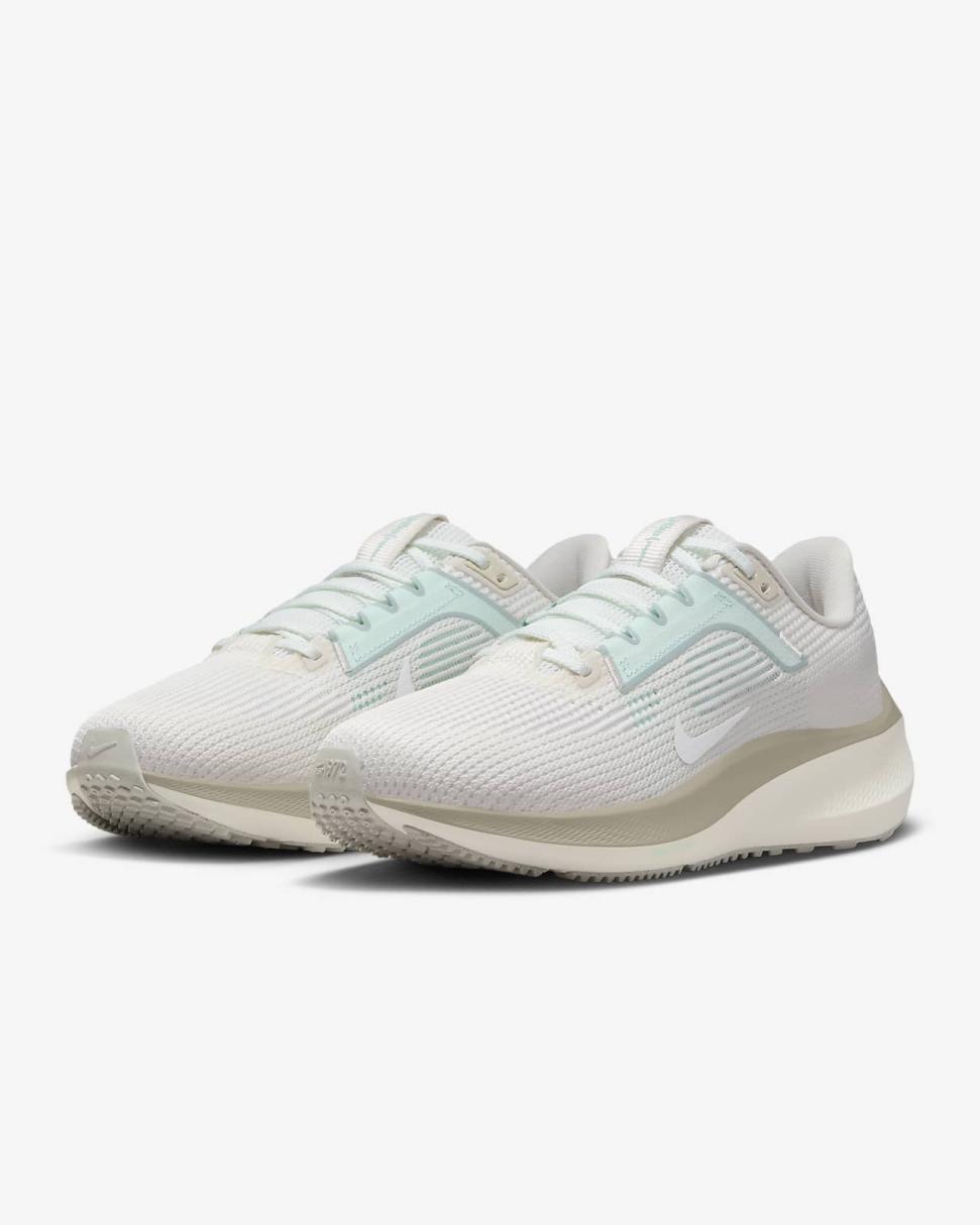 Nike Pegasus 40 Premium Phantom/Jade Ice/Sail/White | Womens Nike Running