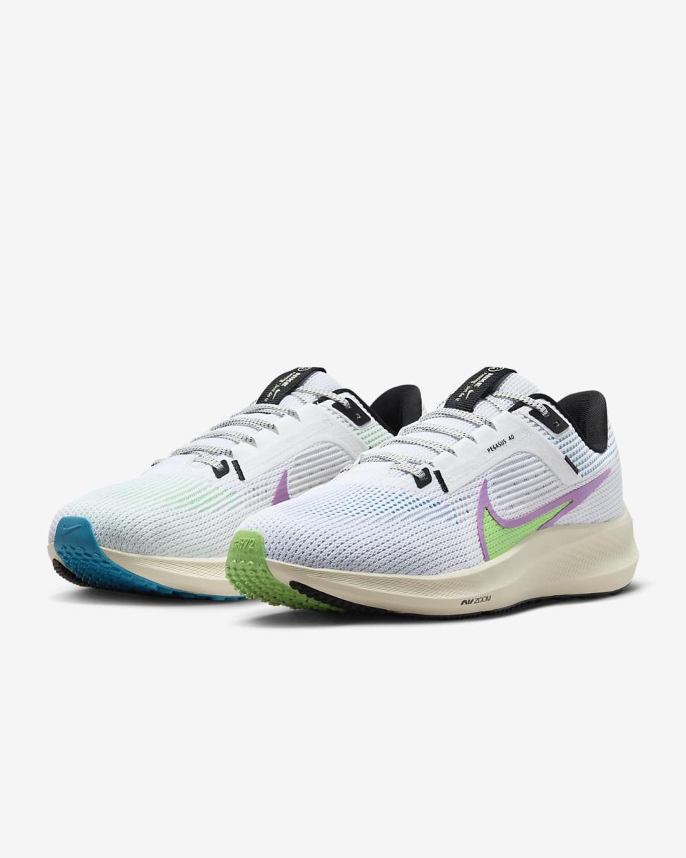 Nike Pegasus 40 SE White/Pale Ivory/Rush Fuchsia/Multi-Color | Mens Nike Running