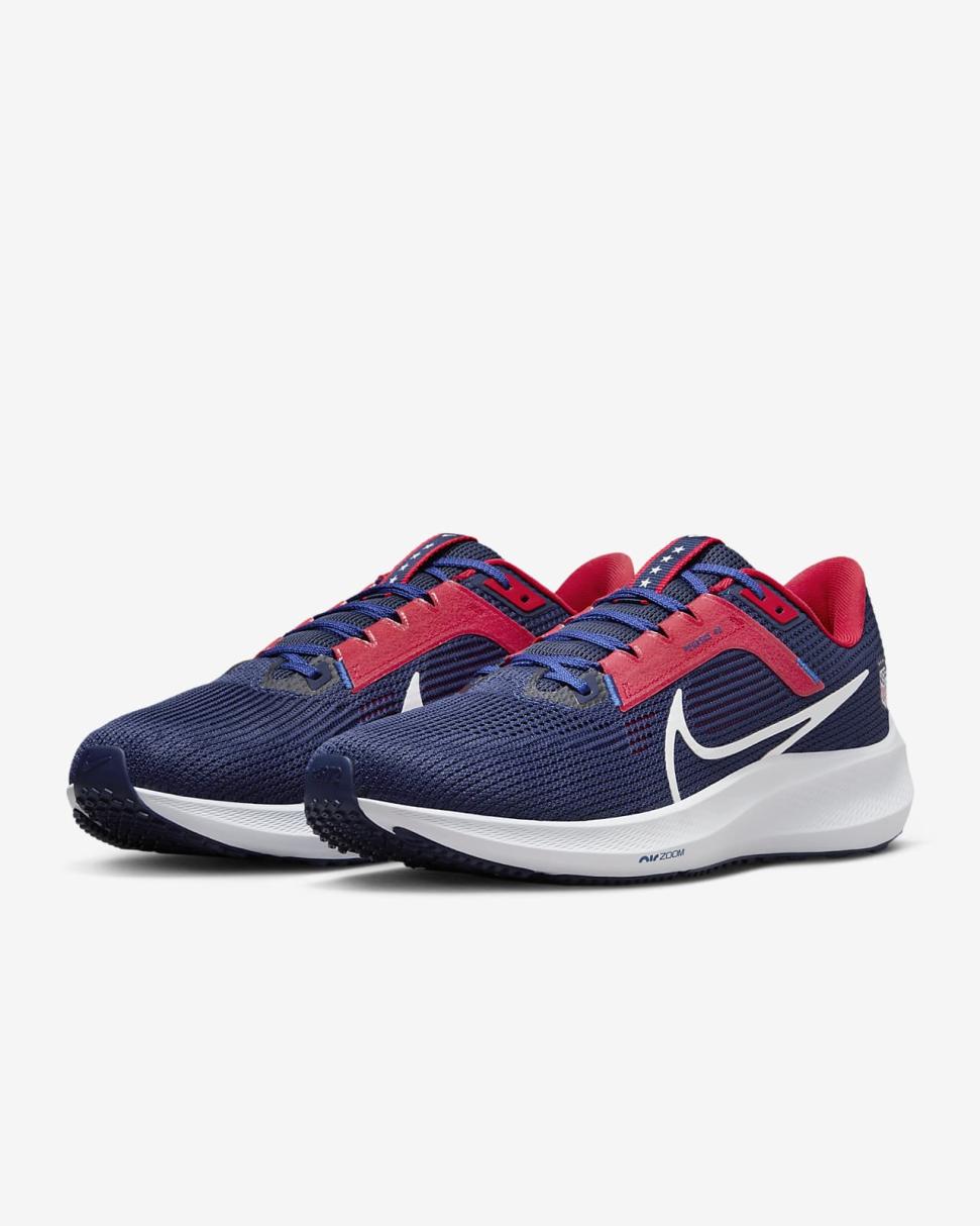 Nike Pegasus 40 (USWNT) Loyal Blue/Hyper Red/Hyper Blue/White | Mens Nike Running
