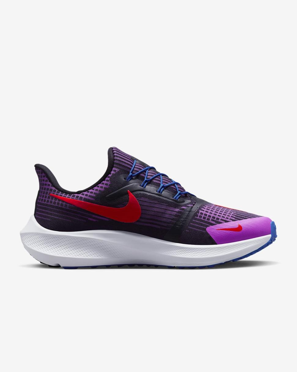 Nike Pegasus FlyEase Fuchsia Dream/Black/White/Bright Crimson | Womens Nike Running