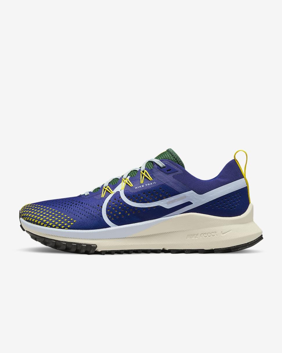Nike Pegasus Trail 4 Deep Royal Blue/Gorge Green/Enamel Green/Celestine Blue | Mens Nike Running