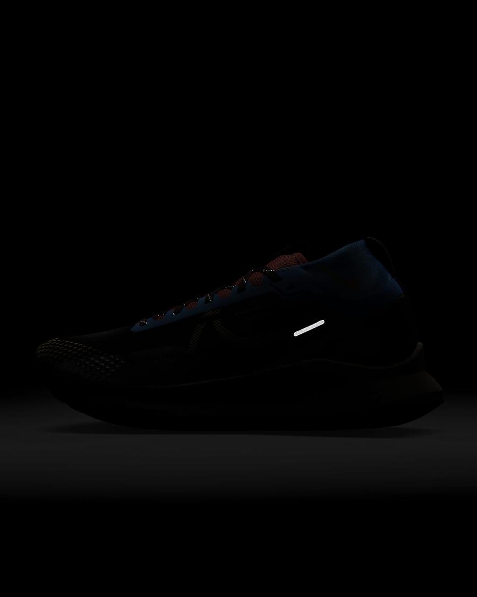 Nike Pegasus Trail 4 GORE-TEX Black/Light Photo Blue/Track Red/Vivid Sulfur | Mens Nike Running