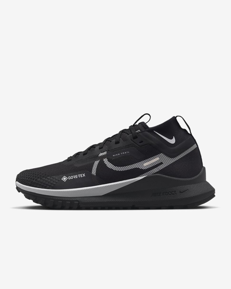 Nike Pegasus Trail 4 GORE-TEX Black/Reflect Silver/Wolf Grey | Womens Nike Running