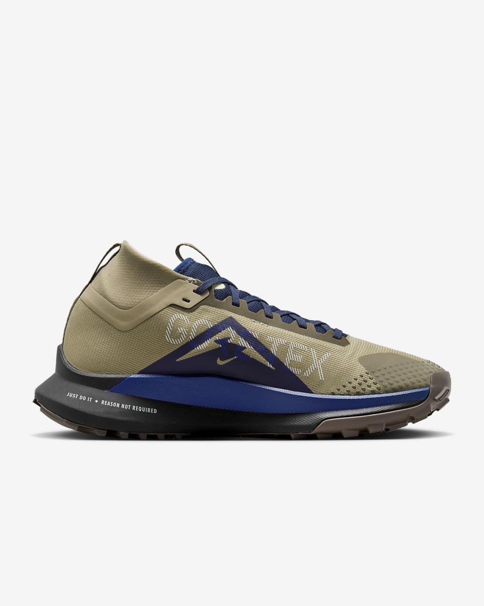 Nike Pegasus Trail 4 GORE-TEX Khaki/Light Bone/Ironstone/Citron Tint | Mens Nike Running