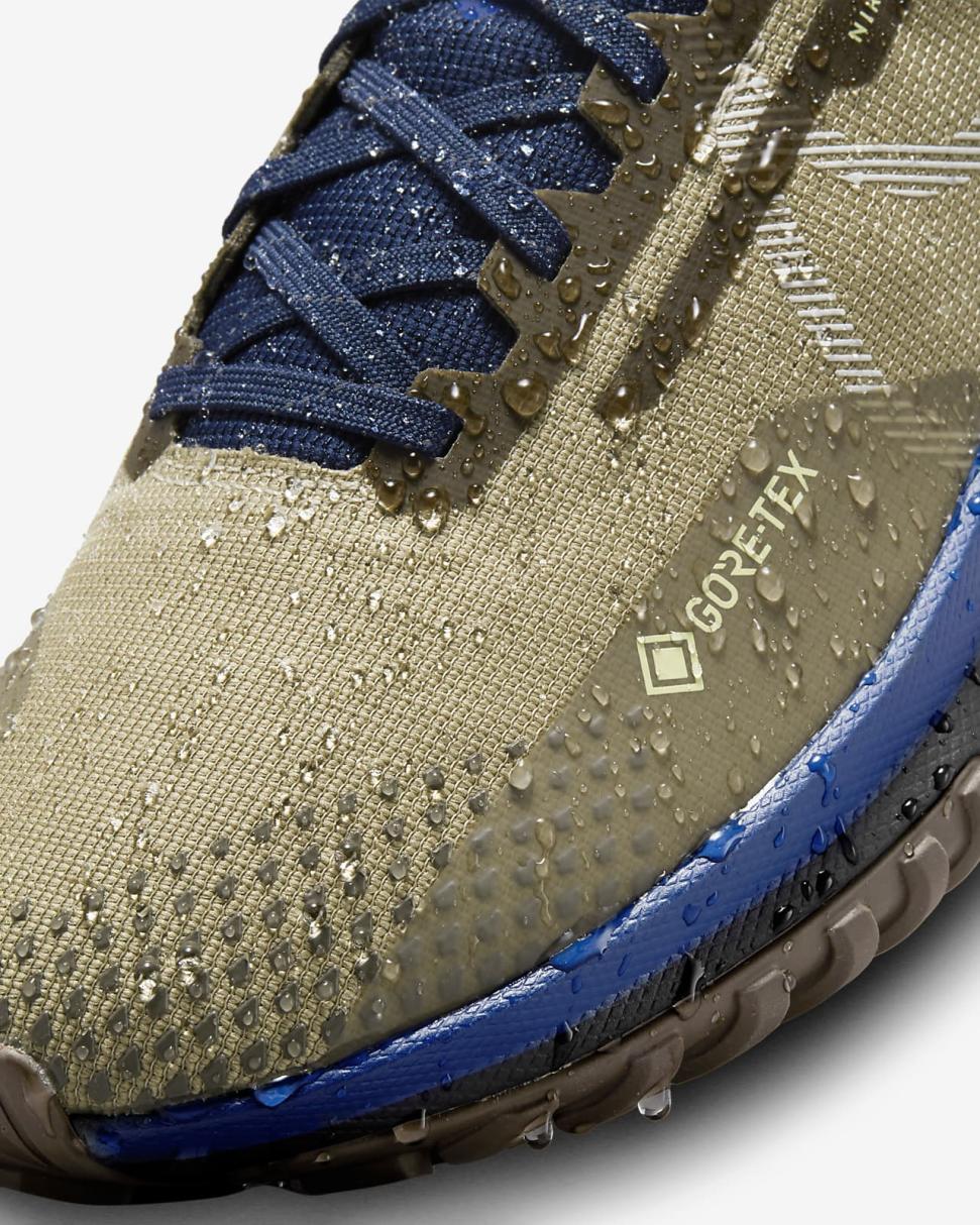 Nike Pegasus Trail 4 GORE-TEX Khaki/Light Bone/Ironstone/Citron Tint | Mens Nike Running